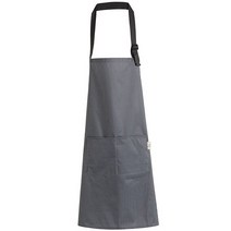 키친어썸 방수앞치마 스트라이프, 블랙, 1개