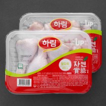 하림 자연실록 무항생제 인증 닭다리 북채 (냉장), 400g, 2팩