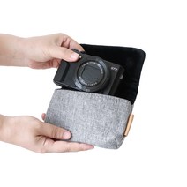 소니 RX100 / 캐논 G7 xmark 2 / 3 / 리코 GR2 / 3 포켓 카메라 파우치, 그레이