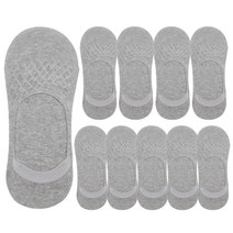 두발로 여성용 이중밴드 메쉬 페이크삭스 10켤레