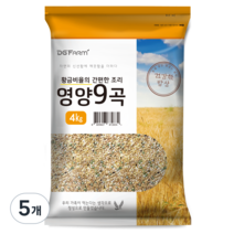 대구농산 황금비율의 간편한 조리 영양 9곡, 4kg, 5개