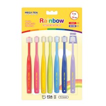 메가텐 키즈 레인보우 7P 스텝1, 레드, 핑크, 옐로우, 라임, 스카이블루, 네이비, 라이트퍼플, 1세트