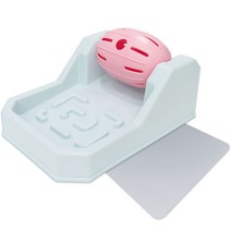 하하펫 노즈워크 장난감 급식기 매트 패키지, 핑크(급식기), 1세트