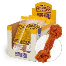 헥스 터키츄 반려견 간식 본 L, 칠면조 + 소고기 혼합맛, 10개