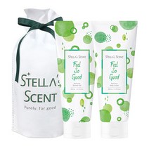 스텔라센트 퍼퓸 필쏘굿 샤워젤 200ml + 바디로션 200ml 세트, 1세트