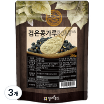 컬러푸드 국산 검은콩 가루, 3개, 250g