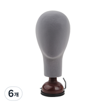 크라운가발 가발스탠드, 혼합색상, 6개