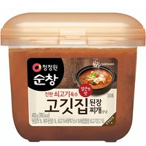 청정원순창 고깃집 된장찌개 양념, 450g, 1개