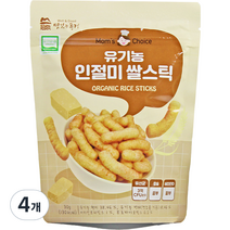 맛있는풍경 유기농 쌀스틱, 인절미, 30g, 4개