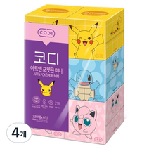 코디 아트앤 포켓몬 미니 2겹 랜덤발송, 24개, 230매