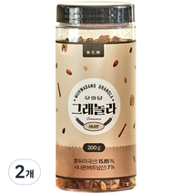 무화당 고단백 저당 그래놀라 시나몬, 200g, 2개