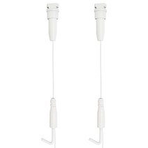 천장 원터치 튼튼 소형, 화이트, 2개입