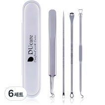 두케어 피지압출기 4종 킷트, 혼합 색상, 6세트