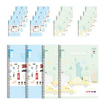 펜피아 1000 초등 스프링노트 1-6영어 남아용, 랜덤 발송, 20개