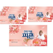 피죤 리치퍼퓸 시그니처 건조기용 시트형 섬유유연제 라 피에스타 본품 40p, 6개, 40매