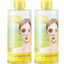 아리얼 릴리빙 미셀라 립앤아이 리무버, 300ml, 2개