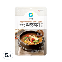 청정원 고깃집 된장찌개 양념, 130g, 5개