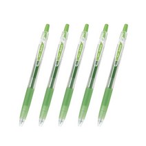 파이롯트 쥬스 젤잉크펜 0.38mm, 애플그린, 5개