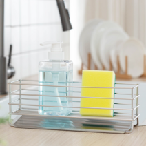 코멧 홈 304 스텐 수세미거치대+디스펜서 수세미, 1세트