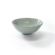 광주요 캐주얼라인 연쑥빛 이도형 국그릇 1p, 쑥빛