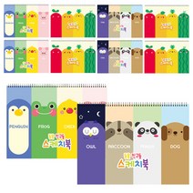 영아트 가성비 스케치북 랜덤발송 10p, 30매