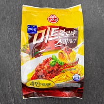 오뚜기 면사랑 미트 볼로냐 스파게티 4인분, 1252g, 1개
