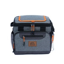 [쿠팡수입] 아웃도어 포레스트 접이식 피크닉 쿨러백 아이스박스, 그레이, 26L