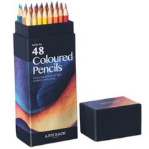 [샌포드애니메이션색연필] 퍼플빈 전문가용 고급 색연필, 48색, 1개