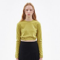 샐러드볼즈 여성용 S2 크롭 스웻셔츠 S203MTM01LG