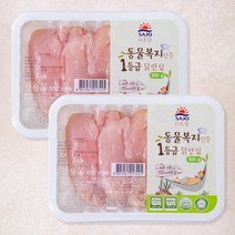 사조원 동물복지 인증 1등급 닭안심 (냉장), 300g, 2개