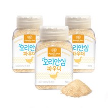 파마스펫 반려견 무염 오리 안심 파우더 3p, 60g, 3개