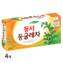동서 둥굴레차 티백, 4g, 18개입, 4개