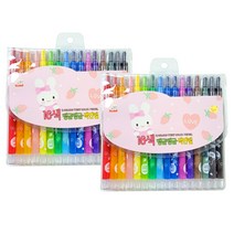 영아트 색연필 샤프식 여아용 2p, 16색, 1세트