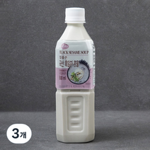 맑은물에 참좋은 국산 흑임자콩물, 500ml, 3개
