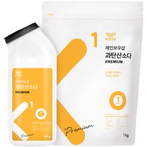 레인보우샵 과탄산소다 프리미엄 500g + 리필 1kg, 1세트