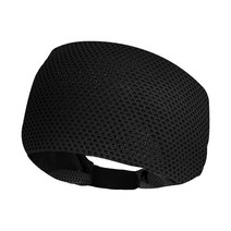 에스앤브로 3-WAY 메쉬 와플 스포츠 헤드 밴드, 블랙