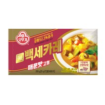 오뚜기 백세카레 고형 매운맛, 200g, 200ml, 1개