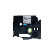 브라더 라벨테이프 BZ-231 호환 라벨 12mm, 12mm-BZ-231 호환(흰색바탕/검정)