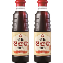 샘표 진간장 금 F3, 500ml, 2개