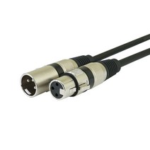 해밀 XLR 캐논 PC 3.5 고급형 마이크 케이블 캐논 암 & 수 3m, 01번, 혼합색상