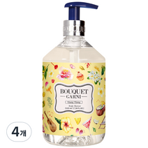 부케가르니 바디워시 일랑일랑향, 520ml, 4개