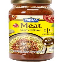 오뚜기 프레스코 미트 파스타 소스, 600g, 1개