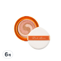 DPC 핑크 아우라 쿠션 파운데이션 에스에이 오렌지 리필, 23호 핑크 바닐라, 6개