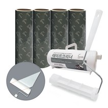 홈앤미 초강력 사선컷팅 테이프크리너 핸들 + 거치대 + 리필 60회분 4p, 1세트