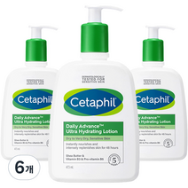 세타필 데일리 어드밴스 울트라 하이드레이팅 로션, 6개, 473ml