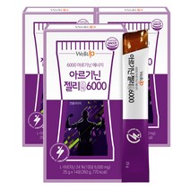 로엘 웰업 타우린 아르기닌6000 젤리스틱 파인애플맛, 14포, 350g, 3개