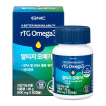 GNC 알티지 오메가3, 1개, 60캡슐