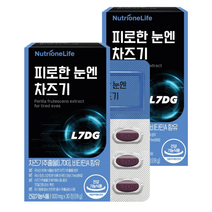 뉴트리원 피로한 눈엔 차즈기 18g, 30정, 2개