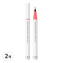 루나 뮤티드 쉐이드 브러쉬 아이 라이너 0.5g, 5호 파파야펀치, 2개