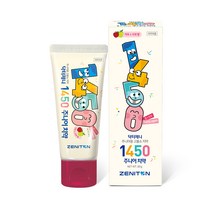 닥터제니 1450 고불소 주니어치약 사과자두향, 60g, 4개